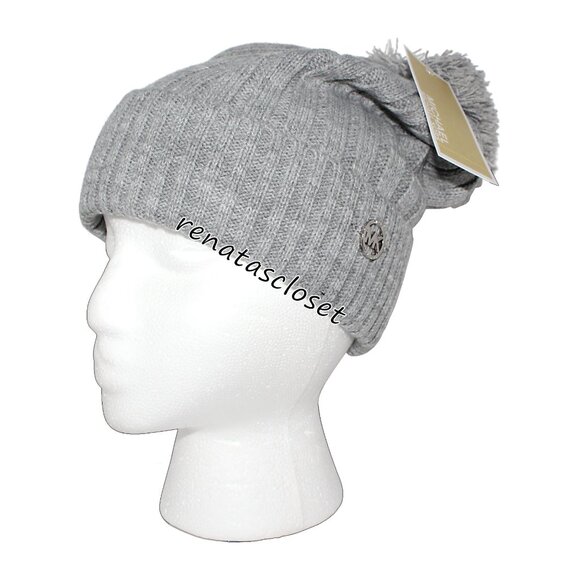 MICHAEL Michael Kors Pom-pom Knit Beanie Hat NWT/NIP main image 10